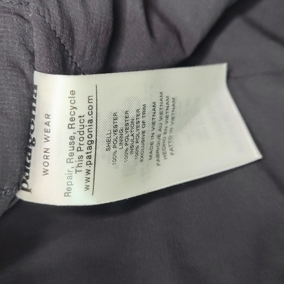 Patagonia Nano Air Jacket Size Medium Black Stanford Business Insulated Winter - Picture 7 of 16